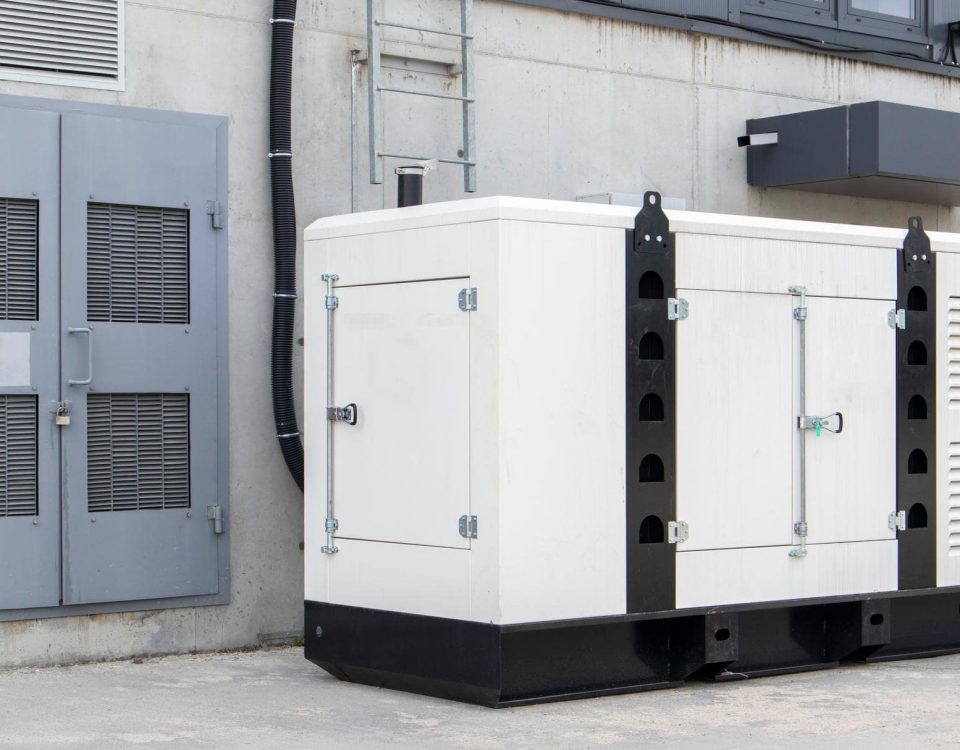 גנרטור בבניין רב קומות